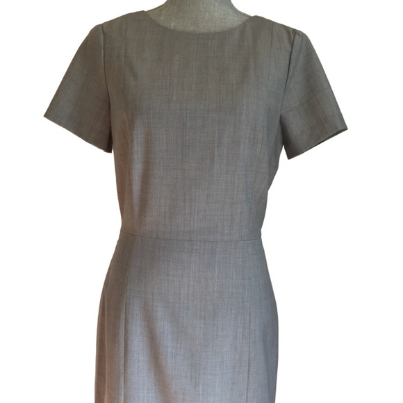 Theory Gray Cassii Dress Wool Blend - Picture 2 of 6